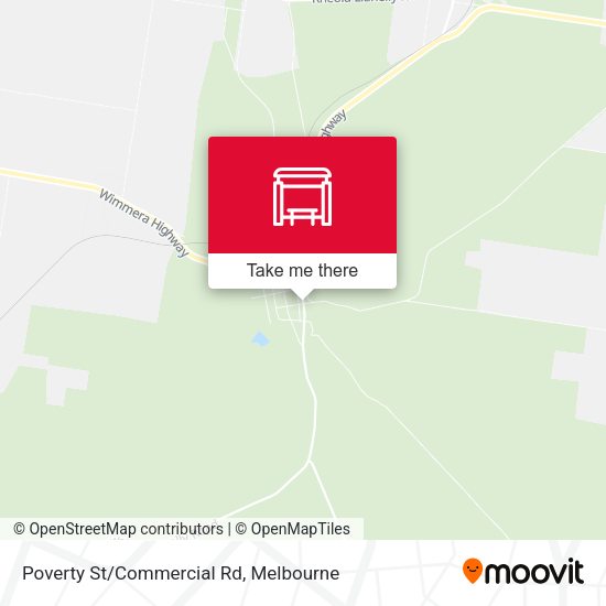 Poverty St/Commercial Rd map