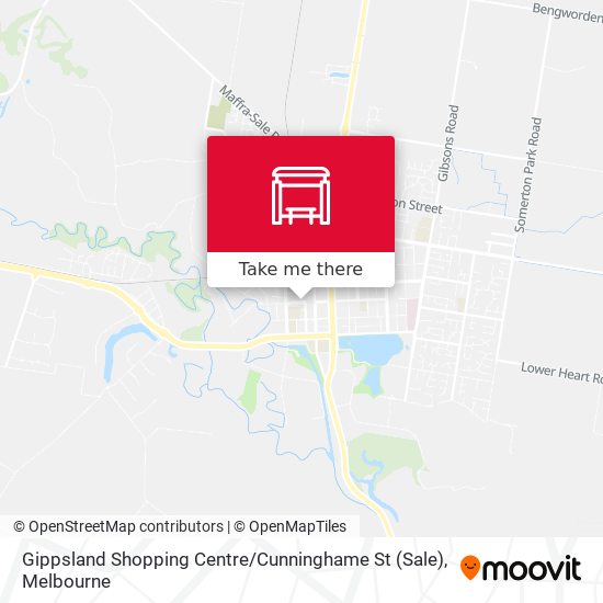 Gippsland Shopping Centre / Cunninghame St (Sale) map