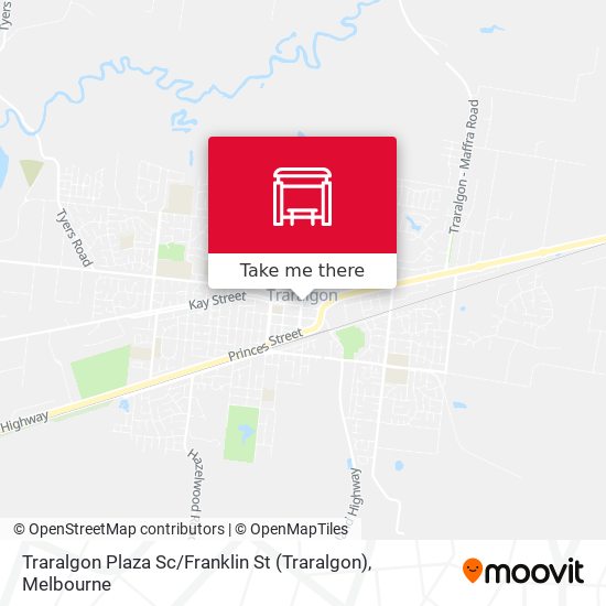 Traralgon Plaza Sc / Franklin St map