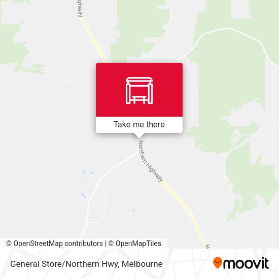 General Store/Northern Hwy map