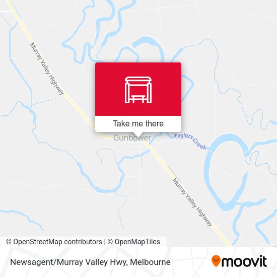 Newsagent/Murray Valley Hwy map