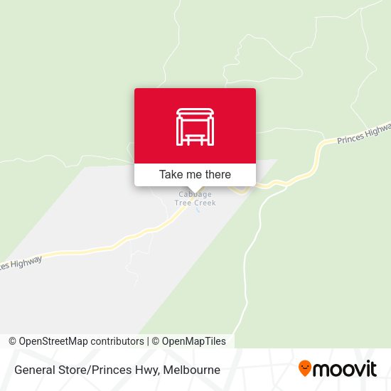 General Store/Princes Hwy map