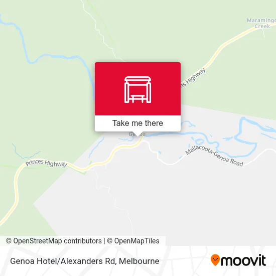 Mapa Genoa Hotel/Alexanders Rd