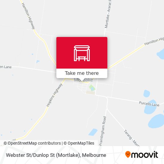 Webster St / Dunlop St (Mortlake) map