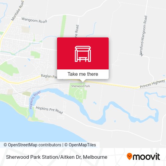 Sherwood Park Station / Aitken Dr map