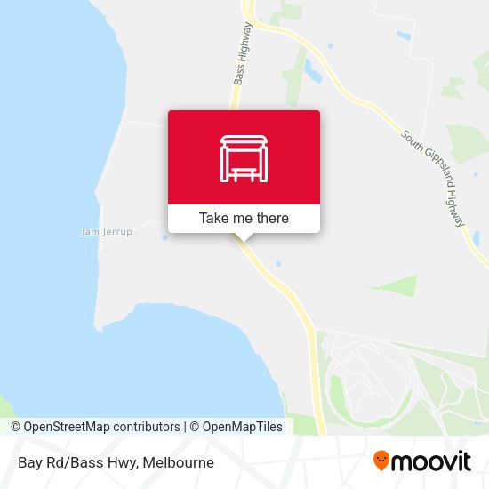 Bay Rd/Bass Hwy map