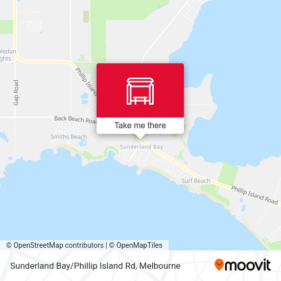 Sunderland Bay / Phillip Island Rd map