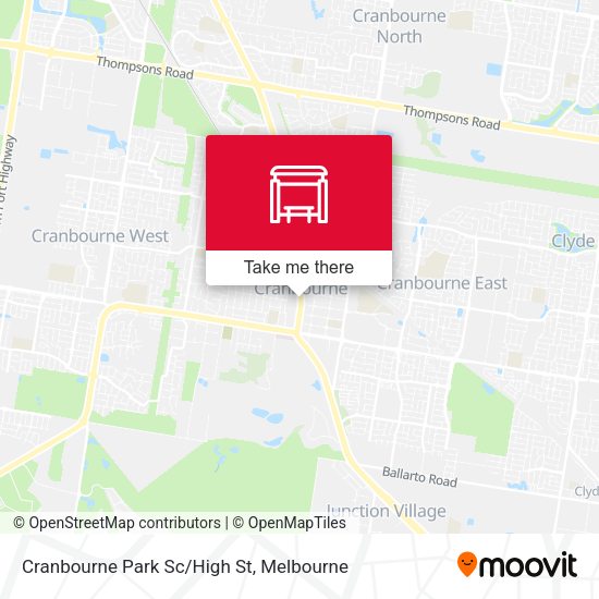 Cranbourne Park Sc/High St map