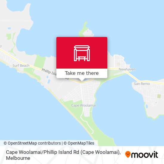 Cape Woolamai / Phillip Island Rd map