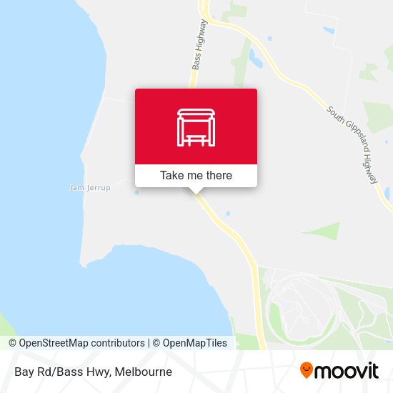 Bay Rd/Bass Hwy map