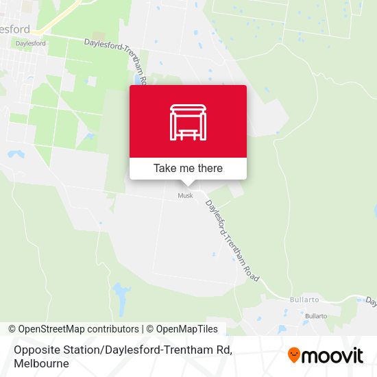 Opposite Station / Daylesford-Trentham Rd map