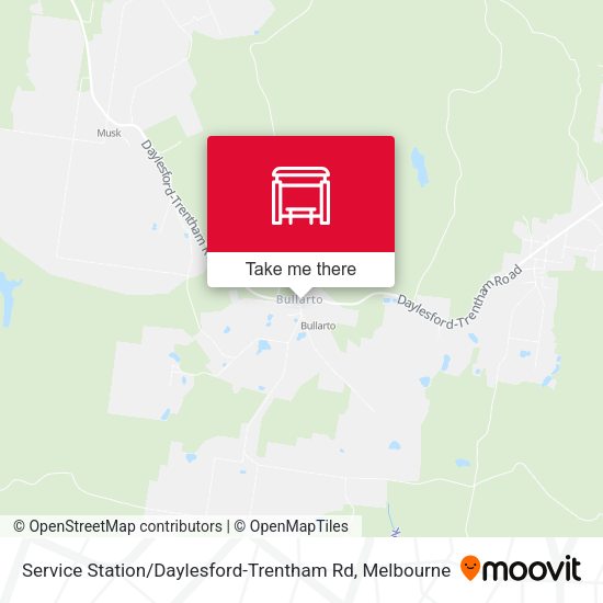 Service Station / Daylesford-Trentham Rd map