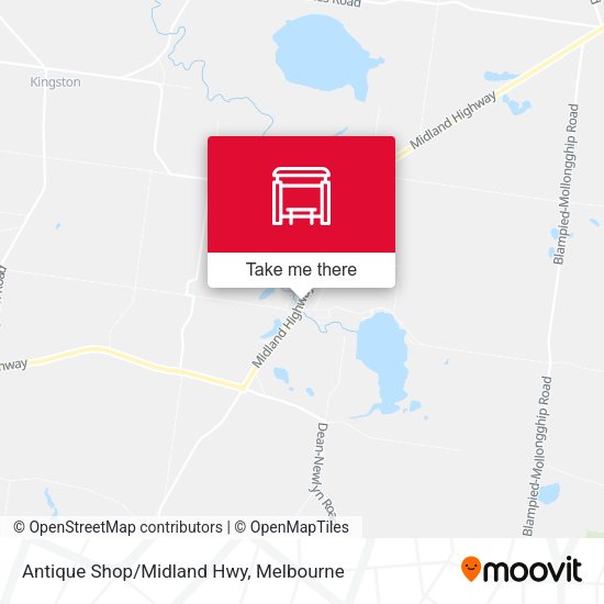 Antique Shop/Midland Hwy map