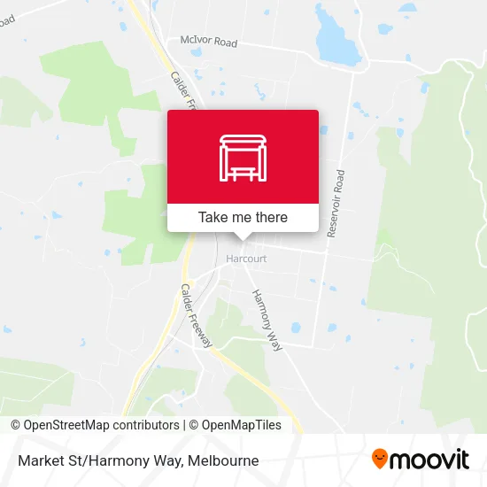 Market St/Harmony Way map