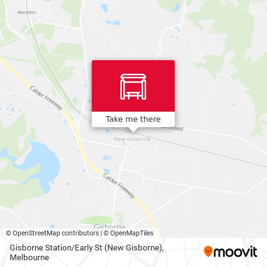 Gisborne Station / Early St (New Gisborne) map