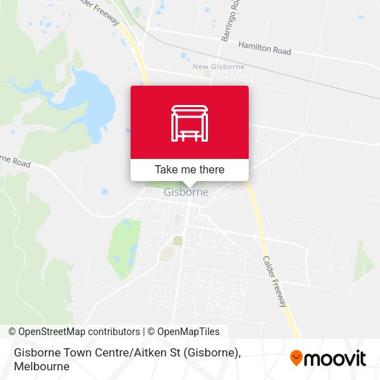 Gisborne Town Centre / Aitken St map