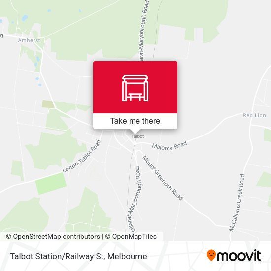Talbot Station/Railway St map