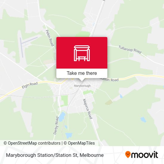 Maryborough Station/Station St map
