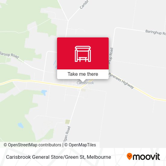 Carisbrook General Store / Green St map
