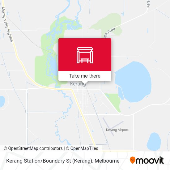 Kerang Station / Boundary St map