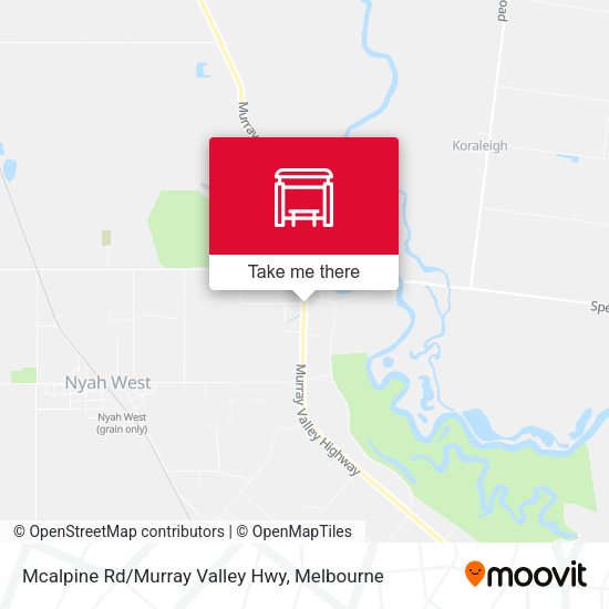 Mcalpine Rd/Murray Valley Hwy map
