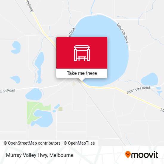 Murray Valley Hwy map