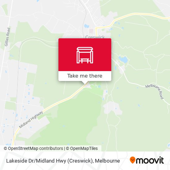 Lakeside Dr / Midland Hwy (Creswick) map