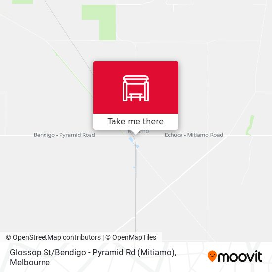 Glossop St / Bendigo - Pyramid Rd (Mitiamo) map