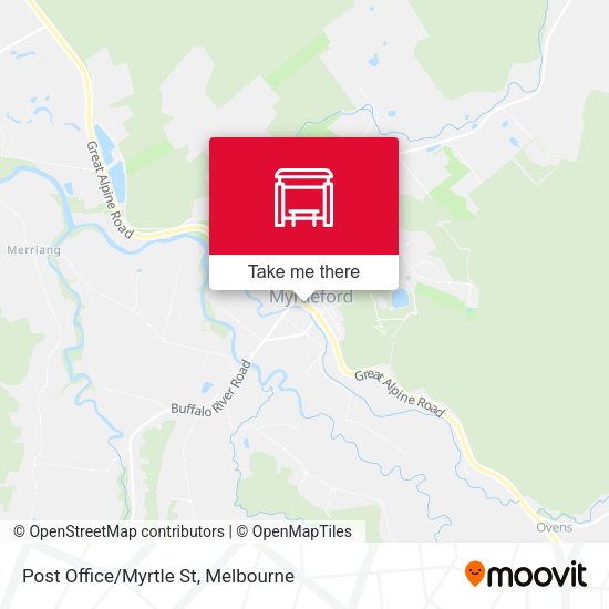 Post Office/Myrtle St map