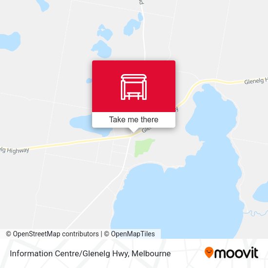Information Centre/Glenelg Hwy map