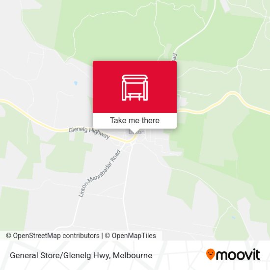 General Store/Glenelg Hwy map