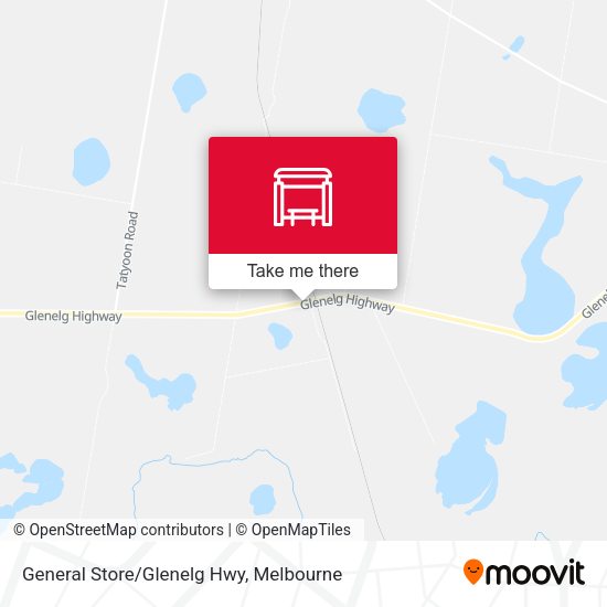 General Store/Glenelg Hwy map