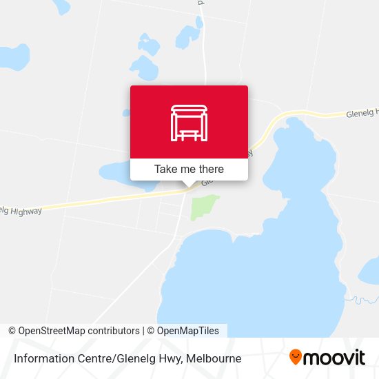 Information Centre/Glenelg Hwy map