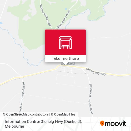 Information Centre / Glenelg Hwy (Dunkeld) map