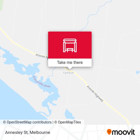 Annesley St map