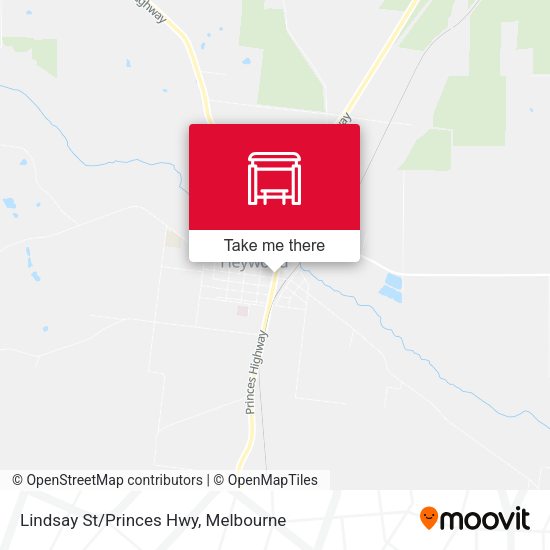 Lindsay St/Princes Hwy map