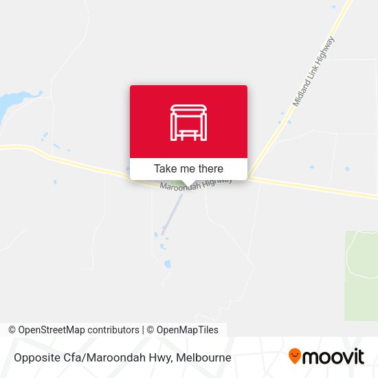 Opposite Cfa/Maroondah Hwy map