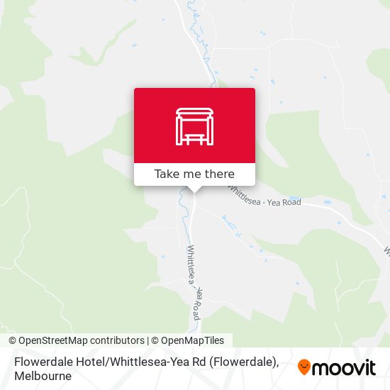 Mapa Flowerdale Hotel / Whittlesea-Yea Rd