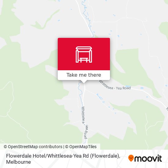 Mapa Flowerdale Hotel / Whittlesea-Yea Rd