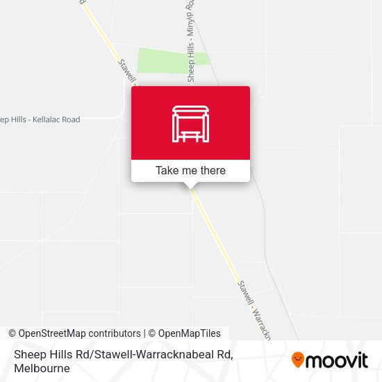 Sheep Hills Rd / Stawell-Warracknabeal Rd map