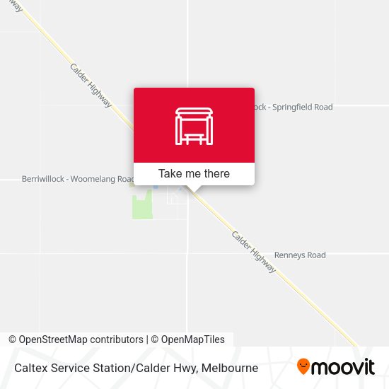 Caltex Service Station / Calder Hwy map