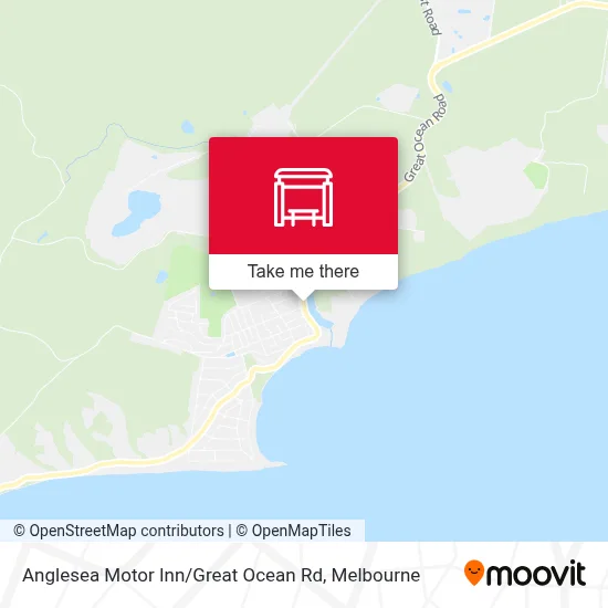 Mapa Anglesea Motor Inn / Great Ocean Rd