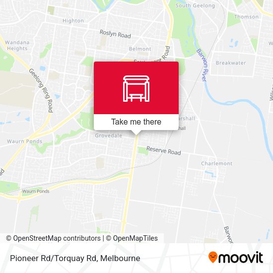 Pioneer Rd/Torquay Rd map