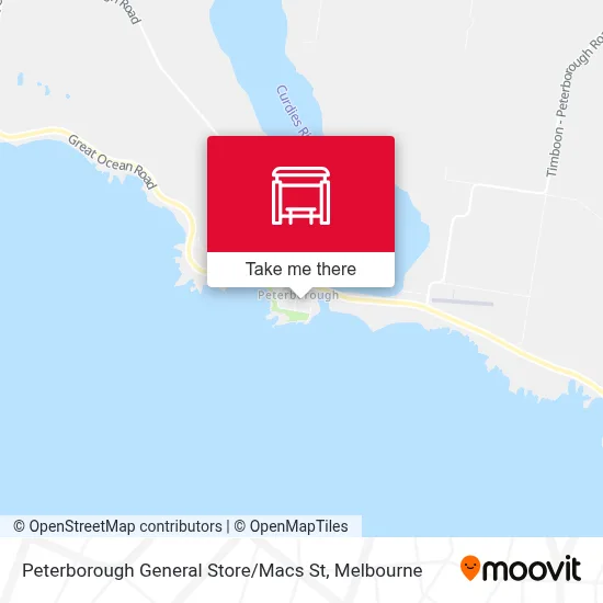 Mapa Peterborough General Store / Macs St