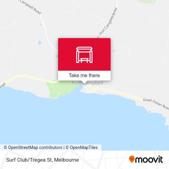 Surf Club/Tregea St map