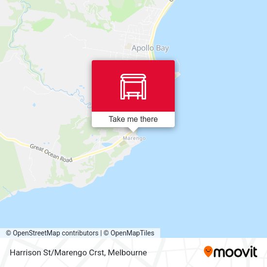 Harrison St/Marengo Crst map