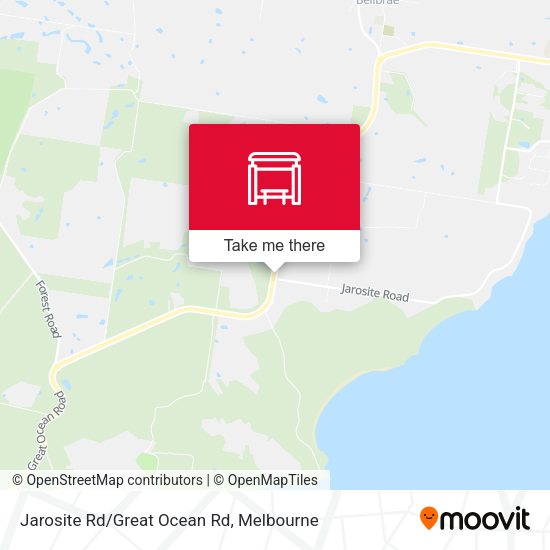 Jarosite Rd/Great Ocean Rd map