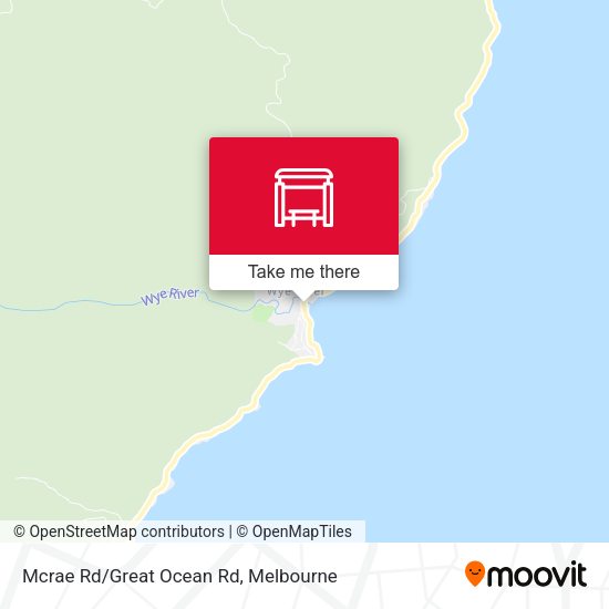Mcrae Rd/Great Ocean Rd map