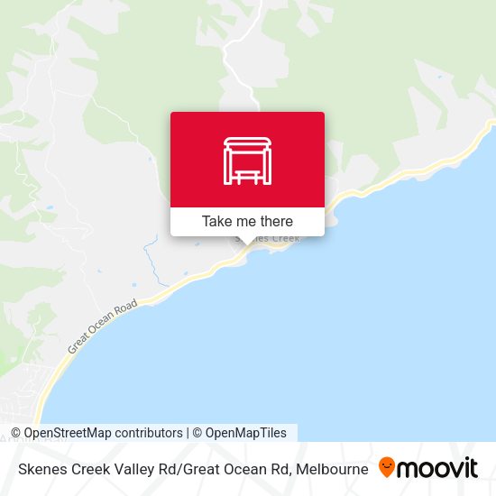 Skenes Creek Valley Rd / Great Ocean Rd map