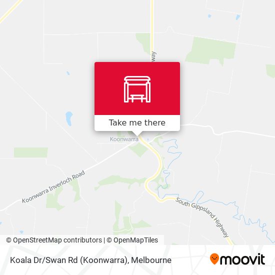 Koala Dr/Swan Rd (Koonwarra) map